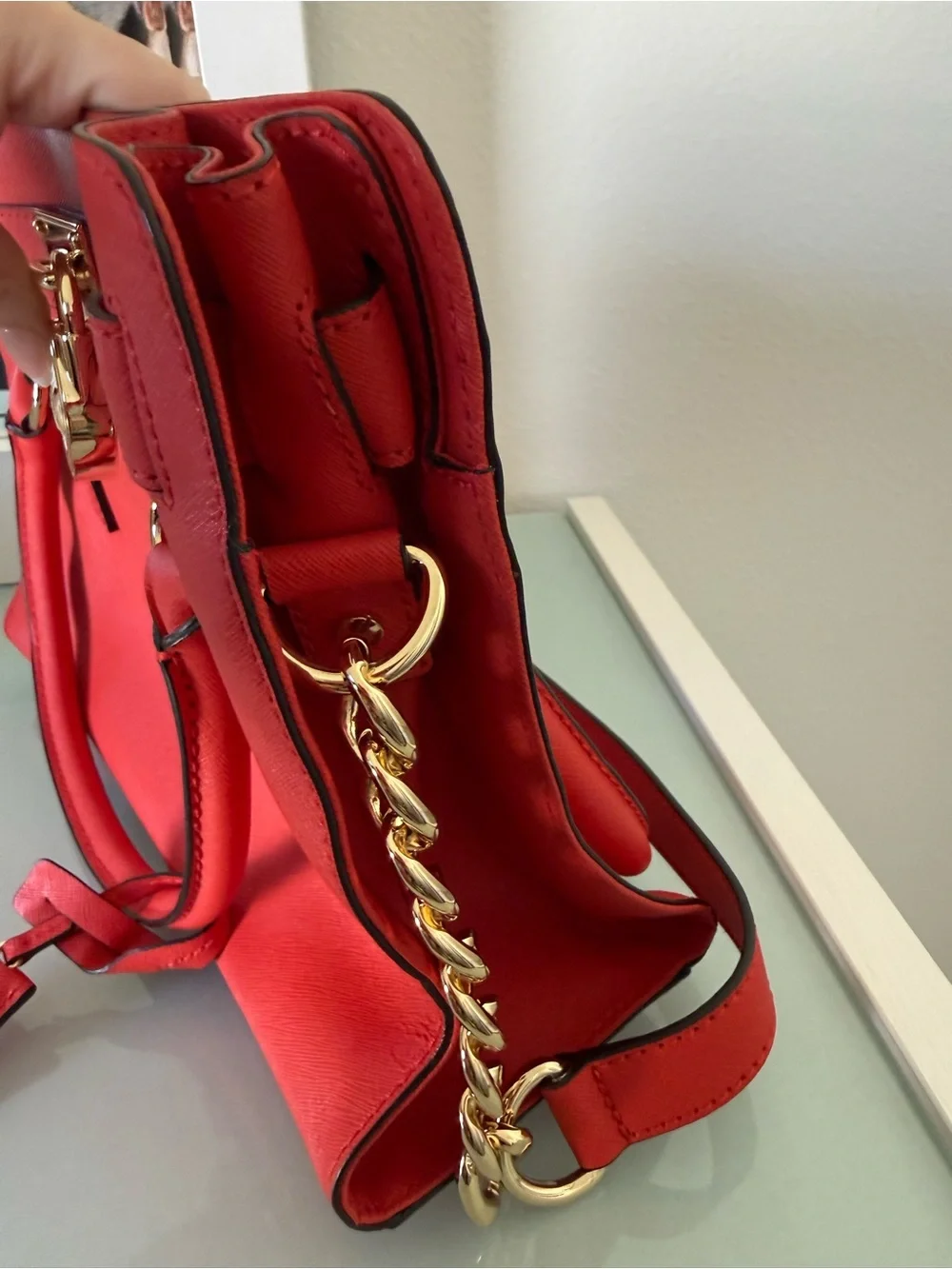 Michael Kors structured saffiano
